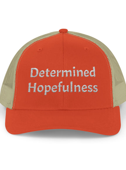 "Determined Helpfulness" Snapback Trucker Cap