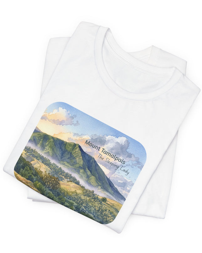 "Mount Tamalpais, the Sleeping Lady" Unisex Jersey Short Sleeve Tee