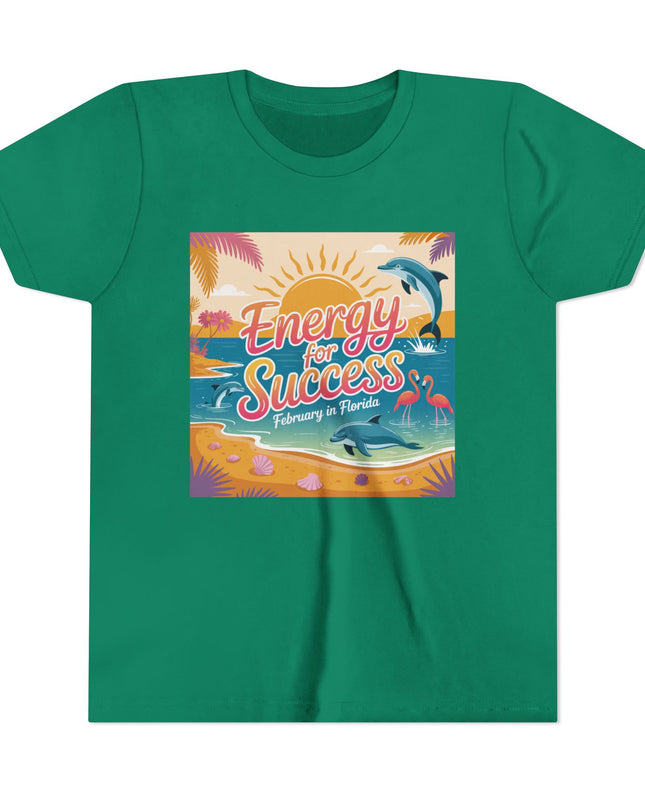 "February in Florida, Energy for Success" Youth Short Sleeve Tee