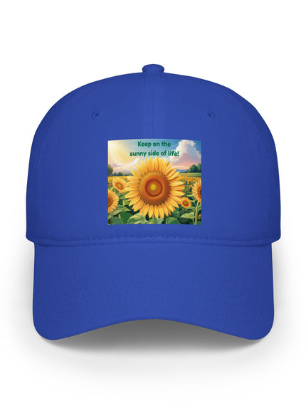 "Keep on the Sunny Side of Life" Low Profile Baseball Cap