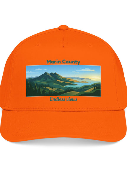 "Marin County - Endless Views" Mid Profile Baseball Cap