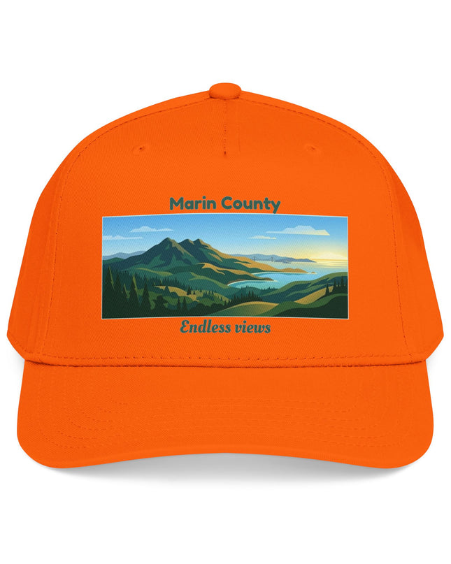 "Marin County - Endless Views" Mid Profile Baseball Cap