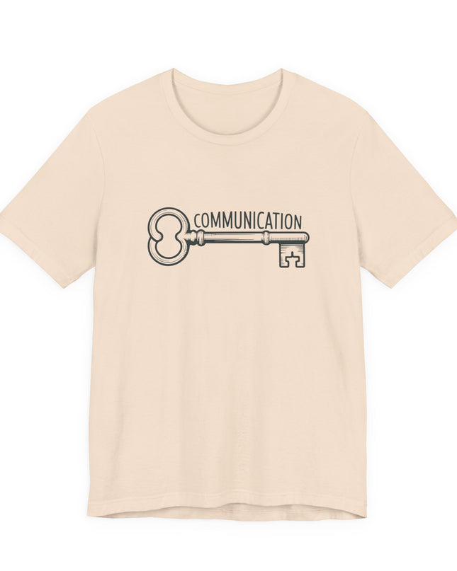 "Communication is Key" Unisex Jersey Short Sleeve Tee