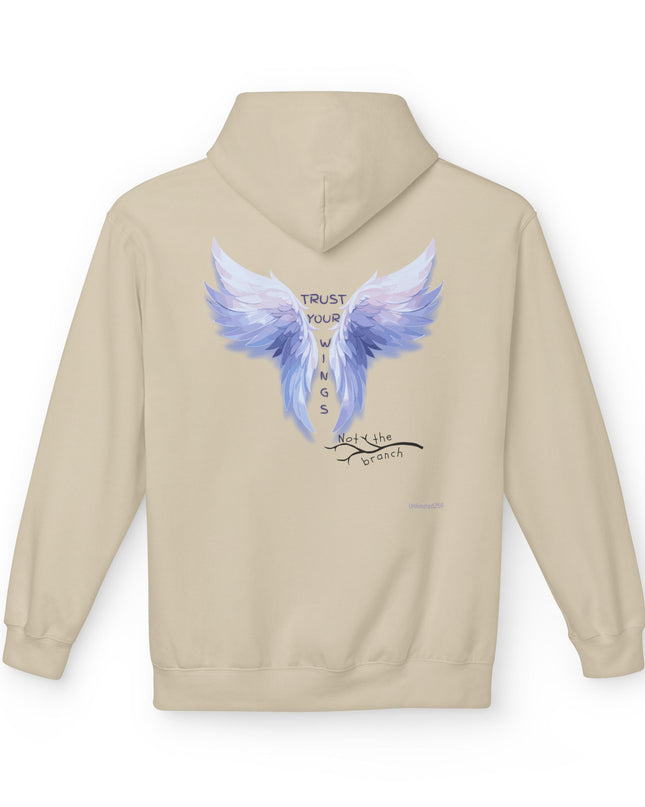 "Trust your Wings, Not the Branch" Unisex Midweight Softstyle Fleece Hoodie