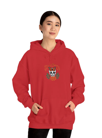 "Día de Muertos" Unisex Heavy Blend Hooded Embroidered Sweatshirt