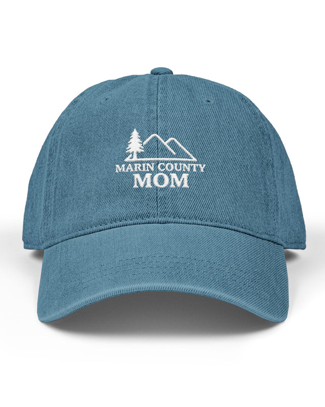 "Marin County Mom" Denim Hat (Embroidery)