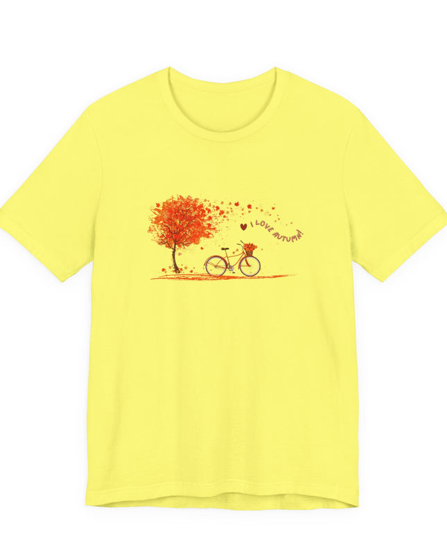 "I Love Autumn" Unisex Jersey Short Sleeve Tee