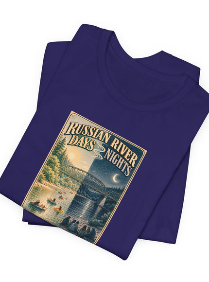 "Russian River Days, Russian River Nights" Unisex Jersey Short Sleeve Tee
