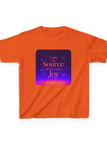 "I Am the Source of my Own Joy" Kids Heavy Cotton Tee