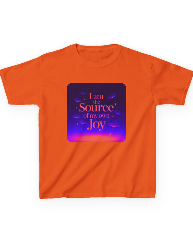 "I Am the Source of my Own Joy" Kids Heavy Cotton Tee