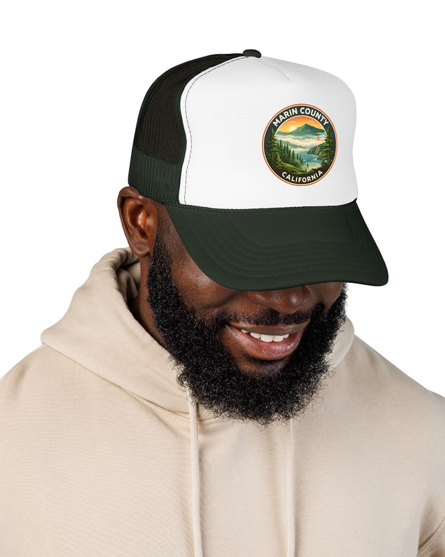 "Marin County, Above the Fog" Foam Trucker Hat