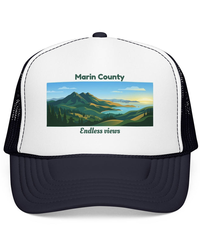 "Marin County, Endless Views" Foam Trucker Hat