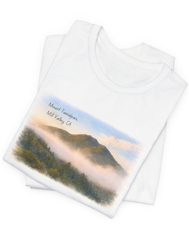 "Mount Tamalpais, Mill Valley, California" Unisex Jersey Short Sleeve Tee