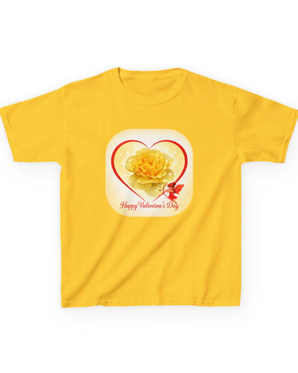 "Happy Valentine's Day" Kids Heavy Cotton Tee