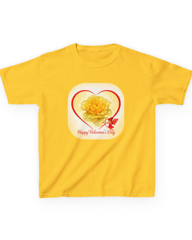 "Happy Valentine's Day" Kids Heavy Cotton Tee