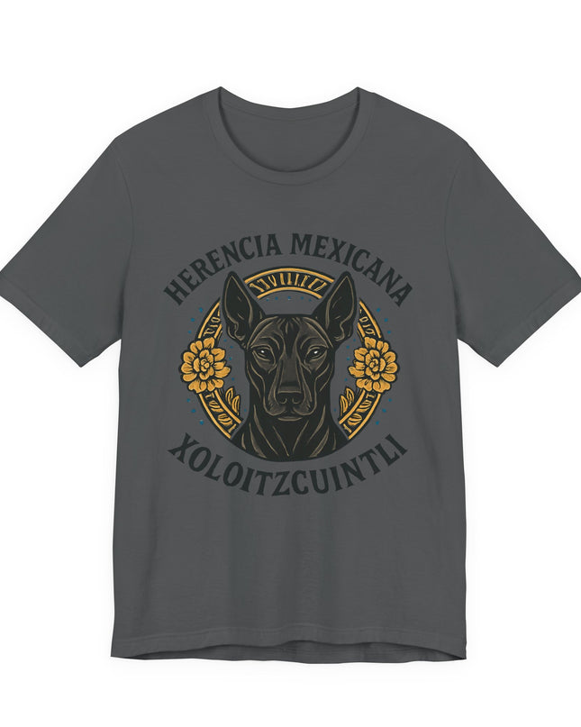 "Herencia mexicana - Xoloitzcuintli" Unisex Jersey Short Sleeve Tee