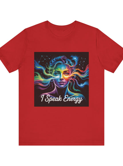 "I Speak Energy, (Energy for Success)" Men's and Women's Jersey Short Sleeve Tee