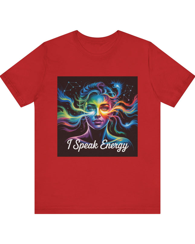 "I Speak Energy, (Energy for Success)" Men's and Women's Jersey Short Sleeve Tee