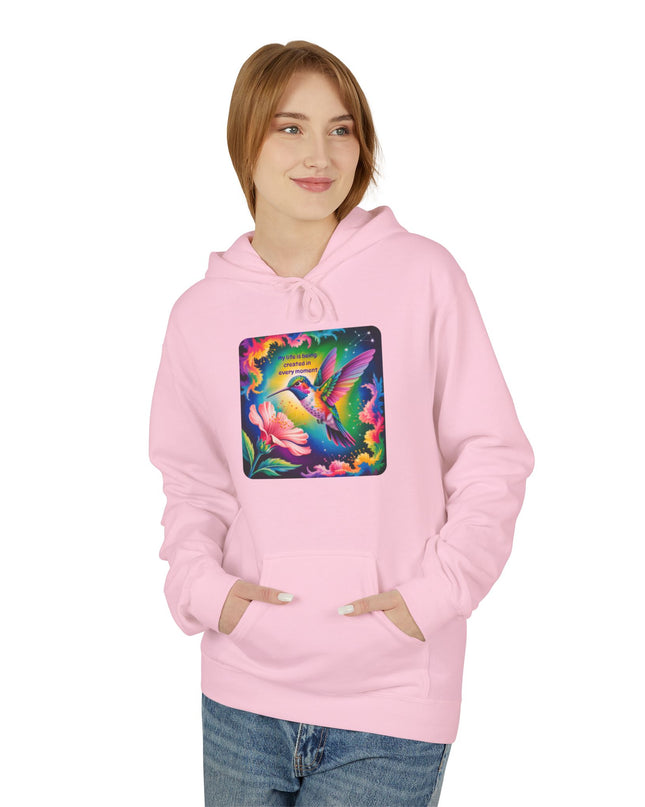 "My Life is Being Created in Every Moment" Unisex Midweight Softstyle Fleece Hoodie
