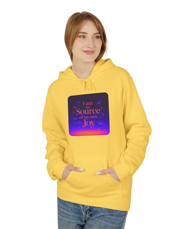 "I Am the Source of my Own Joy" Unisex Midweight Softstyle Fleece Hoodie