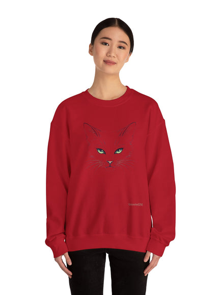 "Cat Face Sketch" Unisex Adult Sweatshirt