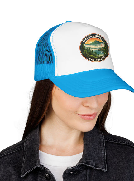 "Marin County, Above the Fog" Foam Trucker Hat