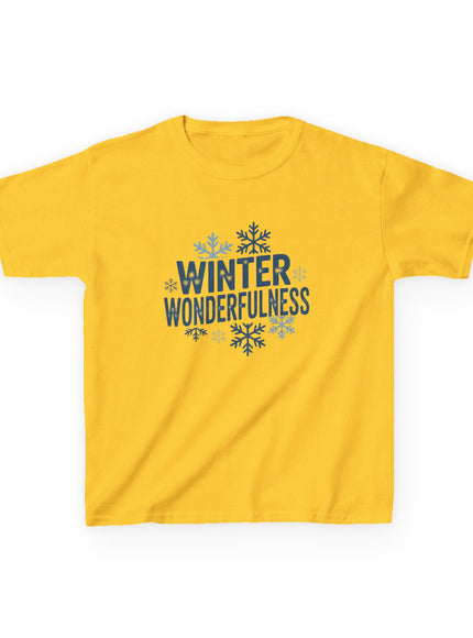 "Winter Wonderfulness" Kids Heavy Cotton Tee