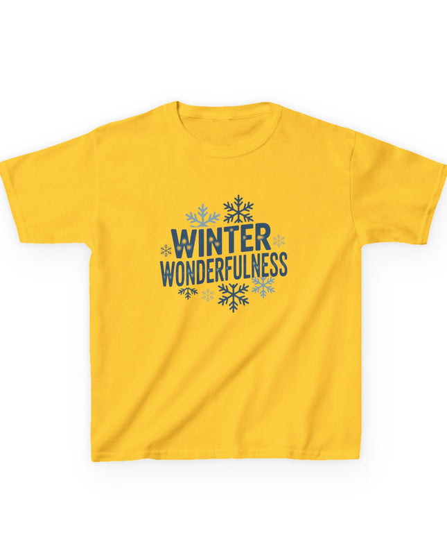 "Winter Wonderfulness" Kids Heavy Cotton Tee