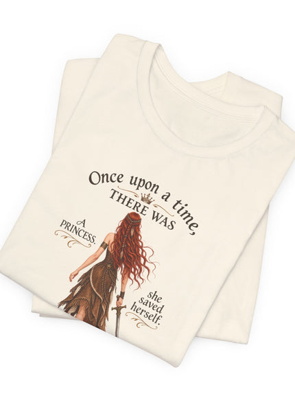 "She Saved Herself V5" Unisex Jersey Short Sleeve Tee
