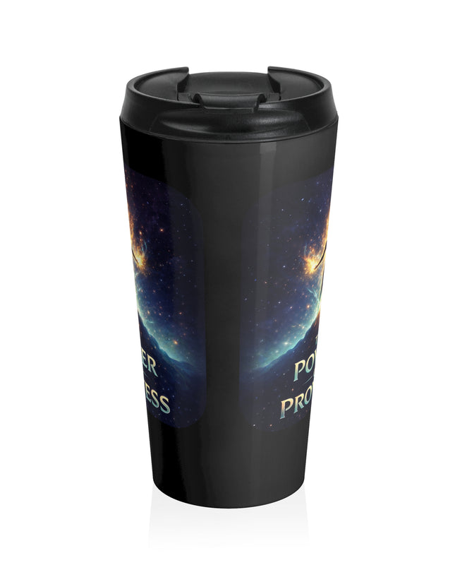 "The Power of Prowess" Stainless Steel Travel Mug