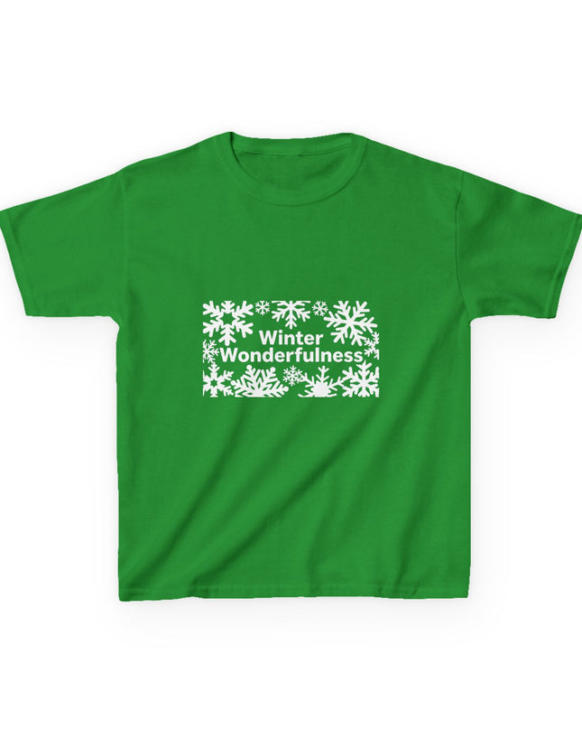 "Winter Wonderfulness" Kids Heavy Cotton Tee