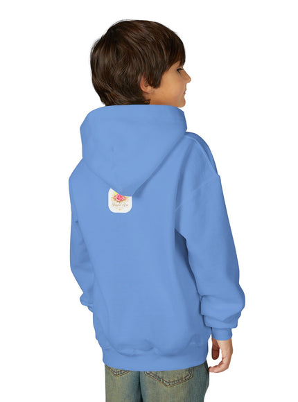 "My Father Says I am Royalty" Youth Heavy Blend Hooded Sweatshirt