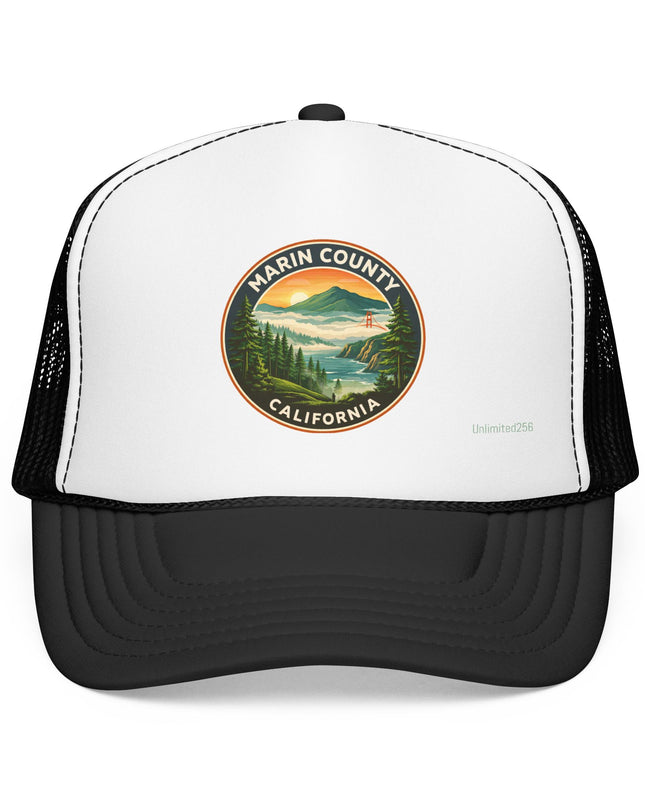 "Marin County, Above the Fog" Foam Trucker Hat