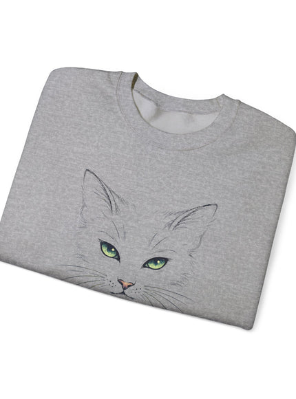 "Cat Face Sketch" Unisex Adult Sweatshirt