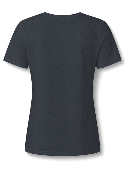 "Marin County, Above the Fog - no text" Women’s Relaxed Heather CVC V-Neck Tee