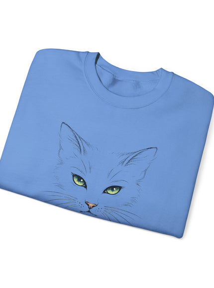 "Cat Face Sketch" Unisex Adult Sweatshirt