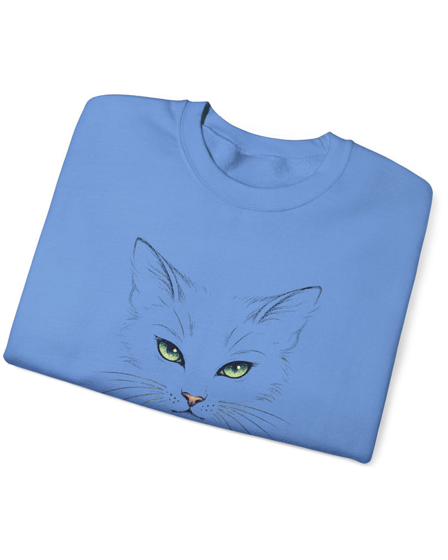 "Cat Face Sketch" Unisex Adult Sweatshirt