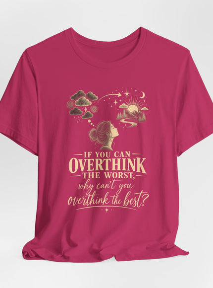 "Overthink" Unisex Jersey Short Sleeve Tee