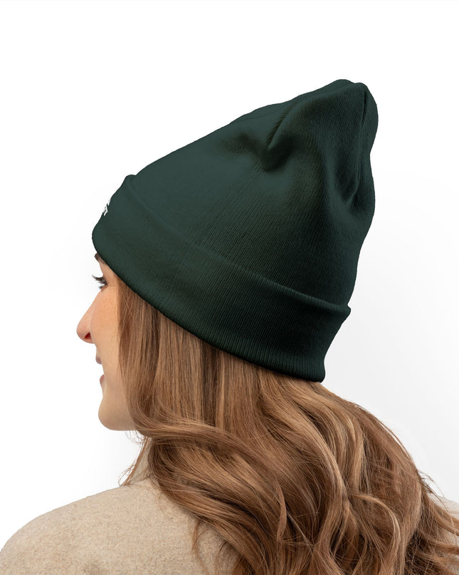 "Marin County Mom" Knit Beanie (Embroidery)
