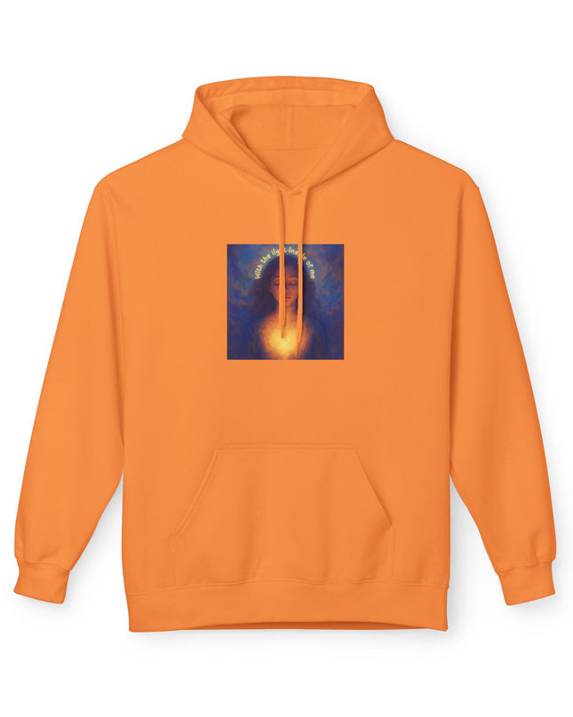 "With the Light Inside of Me" Unisex Midweight Softstyle Fleece Hoodie