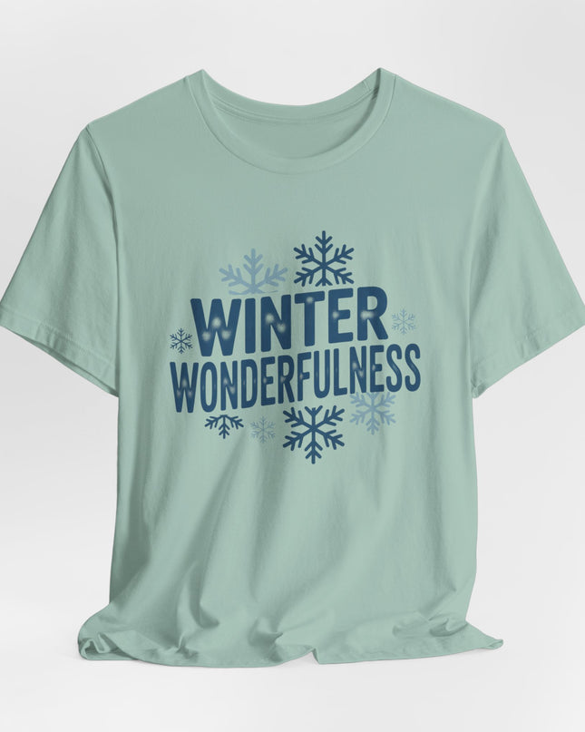 "Winter Wonderfulness" Unisex Jersey Short Sleeve Tee