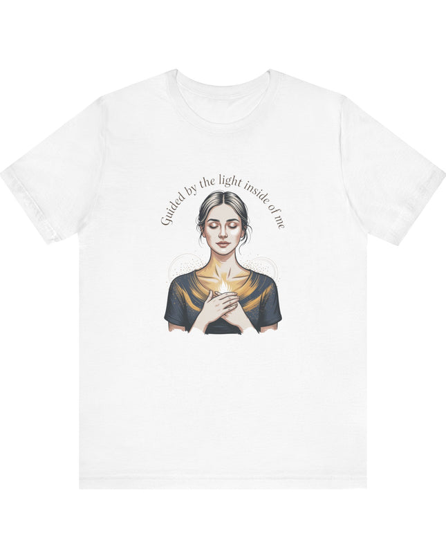"Guided by the Light inside of Me" Unisex Jersey Short Sleeve Tee