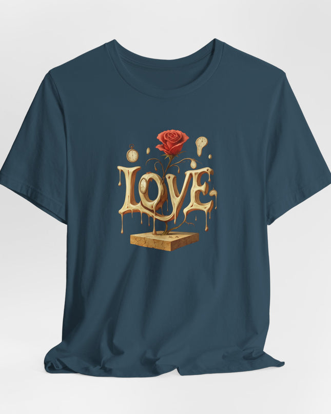 "Love - Salvador Dali Style" Unisex Jersey Short Sleeve Tee