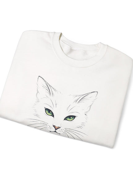 "Cat Face Sketch" Unisex Adult Sweatshirt