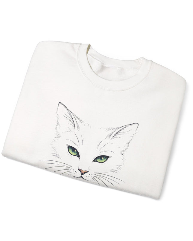 "Cat Face Sketch" Unisex Adult Sweatshirt