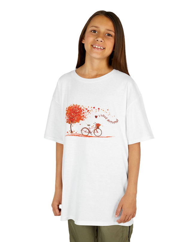 "I Love Autumn" Kids Heavy Cotton Tee