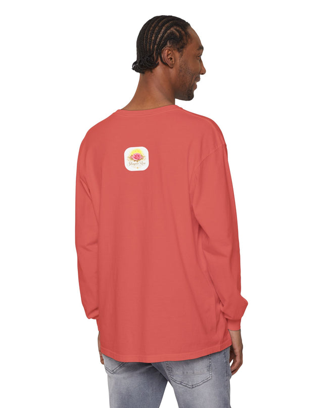 "Blessed and Beautiful" Unisex Garment-dyed Long Sleeve T-Shirt