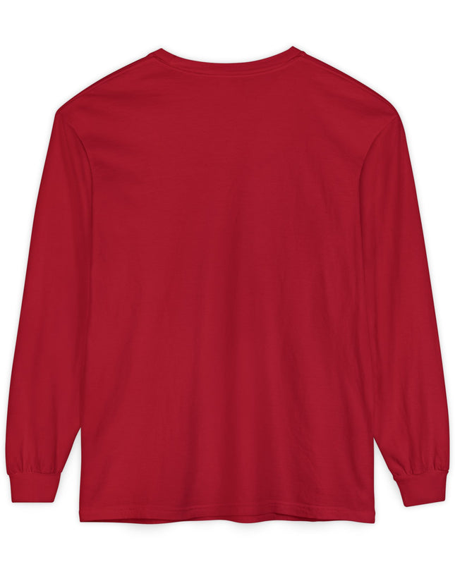"Courageous Change Happening Within" Unisex Garment-dyed Long Sleeve T-Shirt