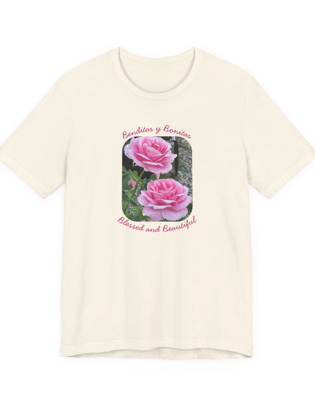 "Blessed and Beautiful" Unisex Jersey Short Sleeve Tee