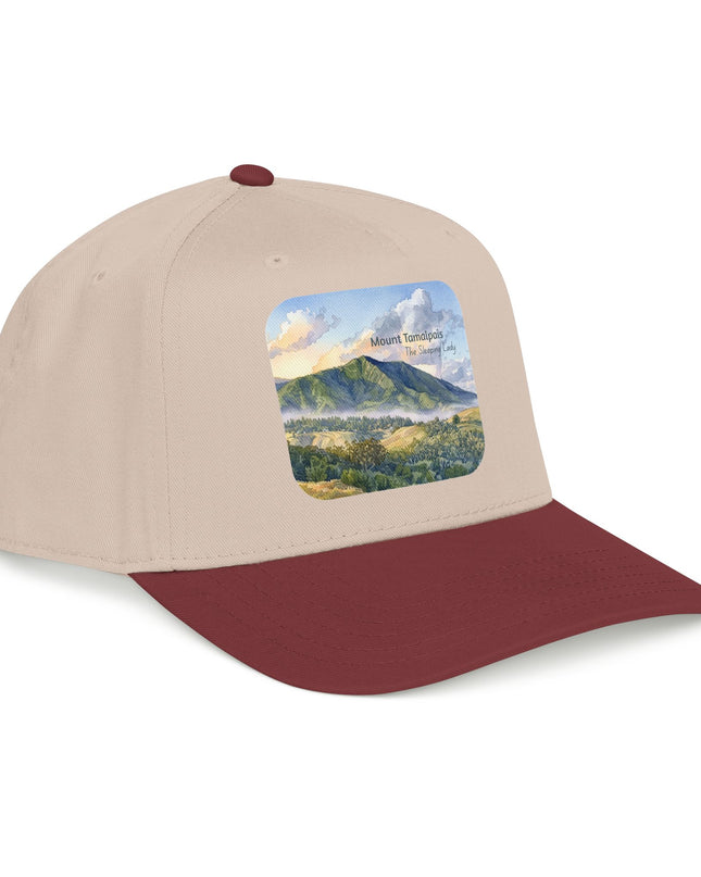 "Mount Tamalpais, the Sleeping Lady" Mid Profile Baseball Cap